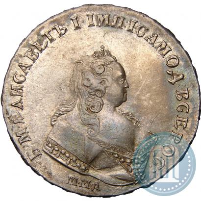 Picture 1 rouble 1743 year ММД 