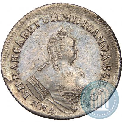Фото Полуполтинник 1757 года ММД-МБ 