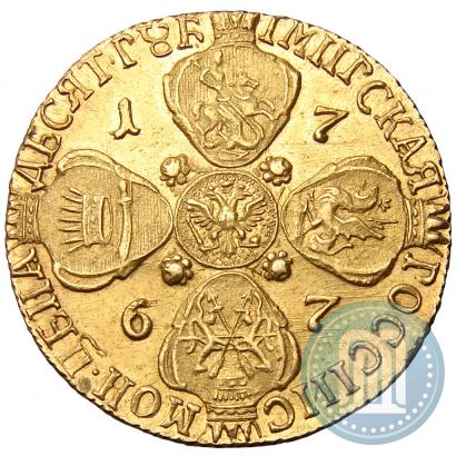 Picture 10 roubles 1767 year СПБ 