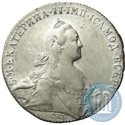 Picture 1 rouble 1772 year СПБ-АШ 