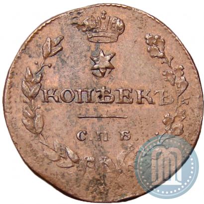 Picture Token coin on 5 kopecks flan 1810 year  "Ivan Nevedomsky's"