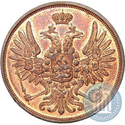Picture 2 kopecks 1858 year ЕМ 