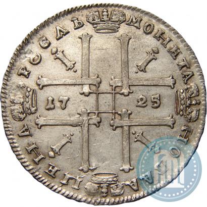 Picture 1 rouble 1725 year  "Portrait in ancient armour"