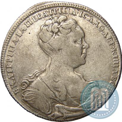 Picture 1 rouble 1726 year СПБ "Petersburg type, portrait turned to the right"