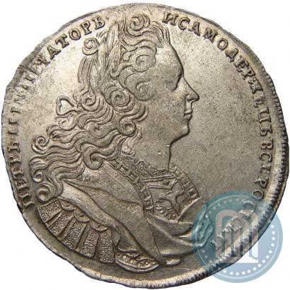 Фото 1 рубль 1728 года  "Тип 1727"