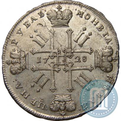 Фото 1 рубль 1728 года  "Тип 1727"