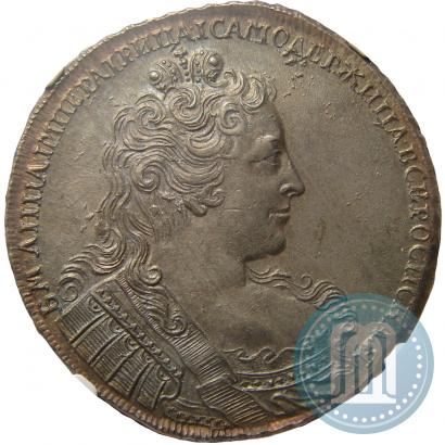 Фото 1 рубль 1730 года  