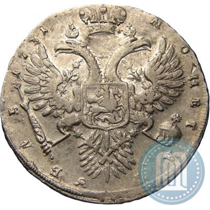 Фото 1 рубль 1731 года  