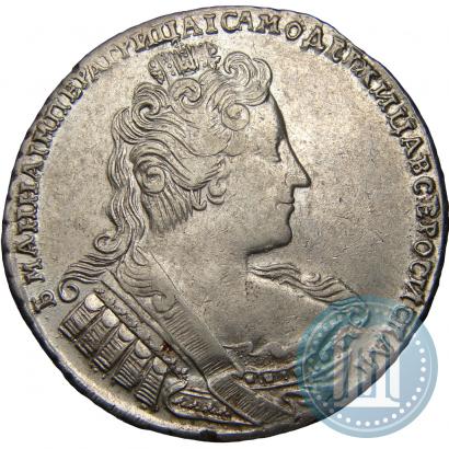 Фото 1 рубль 1733 года  