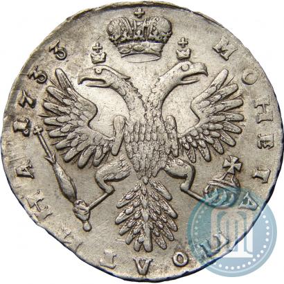Фото Полтина 1733 года  
