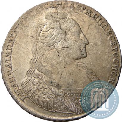 Фото 1 рубль 1735 года  