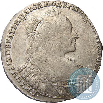 Picture Poltina 1737 year  "Type of 1735"