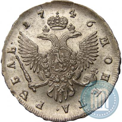 Picture 1 rouble 1746 year СПБ 