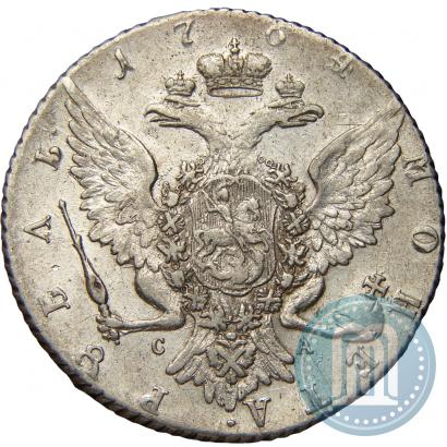Picture 1 rouble 1764 year СПБ-СА 