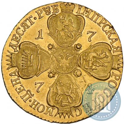 Фото 10 рублей 1774 года СПБ 