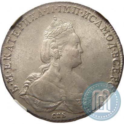 Фото 1 рубль 1786 года СПБ-ЯА 