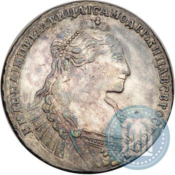 Фото 1 рубль 1735 года  