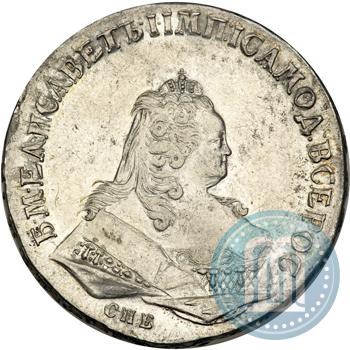 Picture 1 rouble 1744 year СПБ 