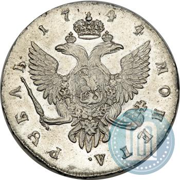 Picture 1 rouble 1744 year СПБ 