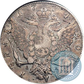 Picture 1 rouble 1774 year СПБ-ФЛ 