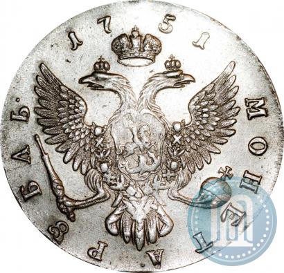 Picture 1 rouble 1751 year ММД 