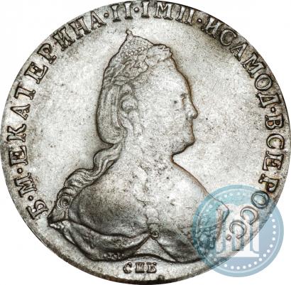 Фото 1 рубль 1787 года СПБ-ЯА 