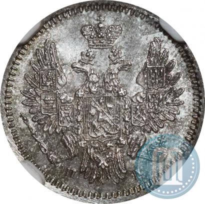Фото 5 копеек 1851 года СПБ-ПА 