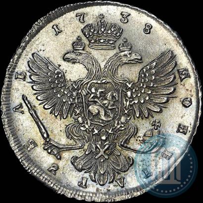 Picture 1 rouble 1738 year СПБ "Petersburg type"