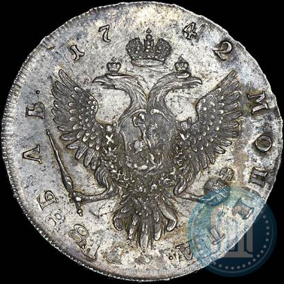 Picture 1 rouble 1742 year ММД 