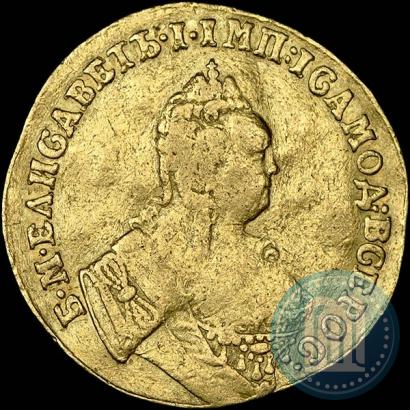 Фото 1 червонец 1749 года  "Св. Андрей на реверсе"