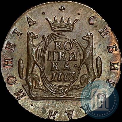 Picture 1 kopeck 1773 year КМ 
