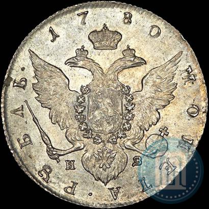 Фото 1 рубль 1780 года СПБ-ИЗ 