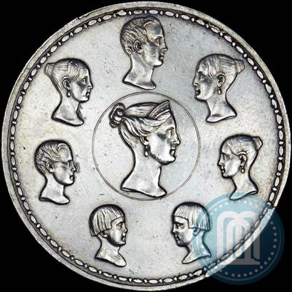 Фото 1,5 рубля - 10 злотых 1836 года П.У. "Семейный"