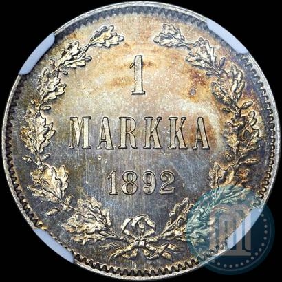 Picture 1 markka 1892 year L 