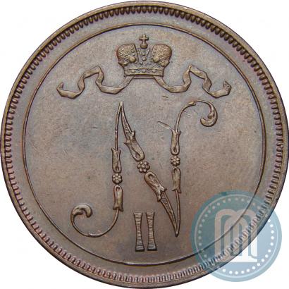 Picture 10 pennia 1895 year  
