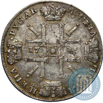 Picture 1 rouble 1725 year СПБ "Sun rouble, portrait in armour"