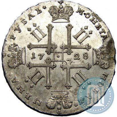 Picture 1 rouble 1728 year  "Type of 1728"