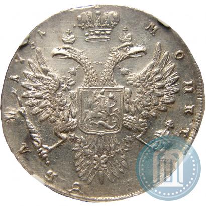Picture 1 rouble 1731 year  