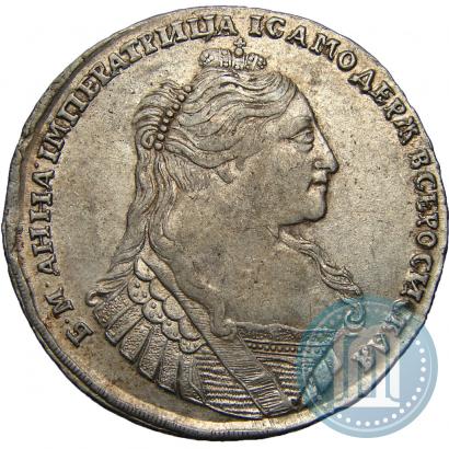 Фото 1 рубль 1734 года  "Тип 1735 года"