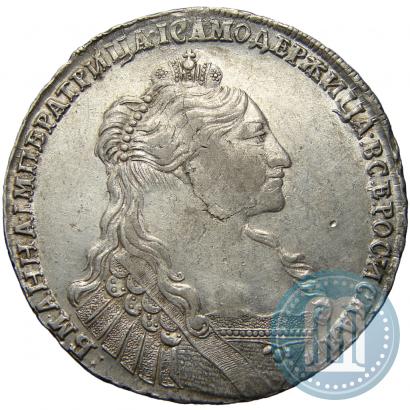 Фото 1 рубль 1735 года  