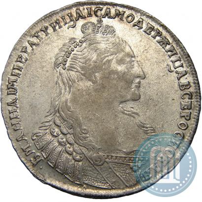 Фото 1 рубль 1736 года  "Тип 1735 года"