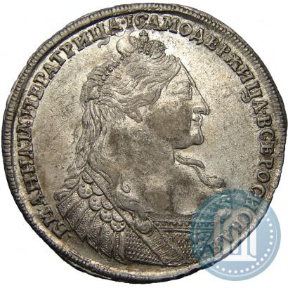 Фото 1 рубль 1737 года  "Тип 1735 года"