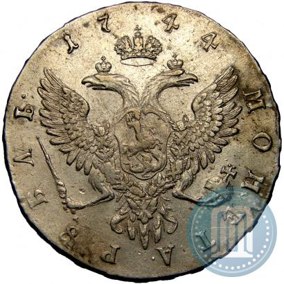 Picture 1 rouble 1744 year ММД 