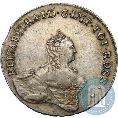 Picture 48 kopecks 1757 year  "For Livonia"