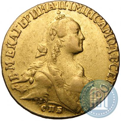 Picture 10 roubles 1768 year СПБ 