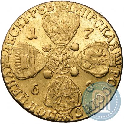 Picture 10 roubles 1768 year СПБ 
