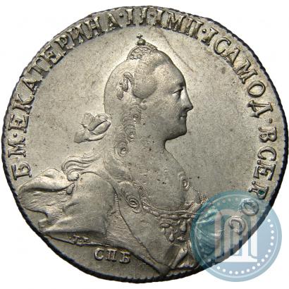 Picture 1 rouble 1772 year СПБ-АШ 