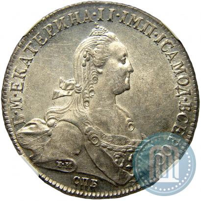 Picture 1 rouble 1774 year СПБ-ФЛ 