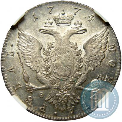 Picture 1 rouble 1774 year СПБ-ФЛ 