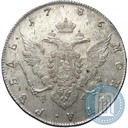 Picture 1 rouble 1786 year СПБ-ЯА 
